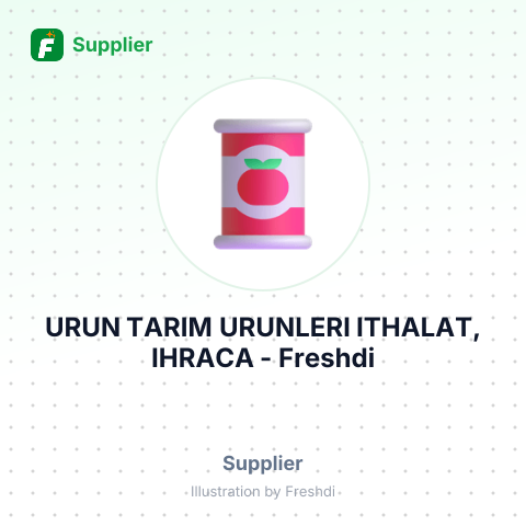 URUN TARIM URUNLERI ITHALAT, IHRACA – summary card, no photo uploaded yet