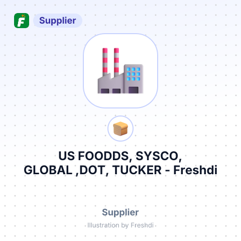 US FOODDS, SYSCO, GLOBAL ,DOT, TUCKER – summary card, no photo uploaded yet