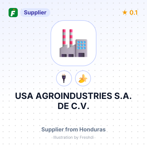USA AGROINDUSTRIES S.A. DE C.V. – summary card, no photo uploaded yet
