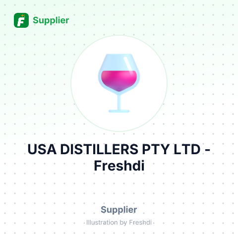 USA DISTILLERS PTY LTD – summary card, no photo uploaded yet