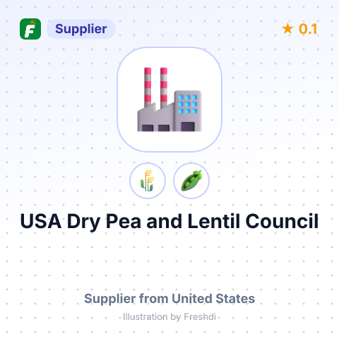 USA Dry Pea and Lentil Council – summary card, no photo uploaded yet