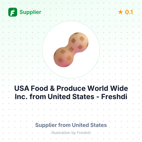 USA Food & Produce World Wide Inc.  – summary card, no photo uploaded yet
