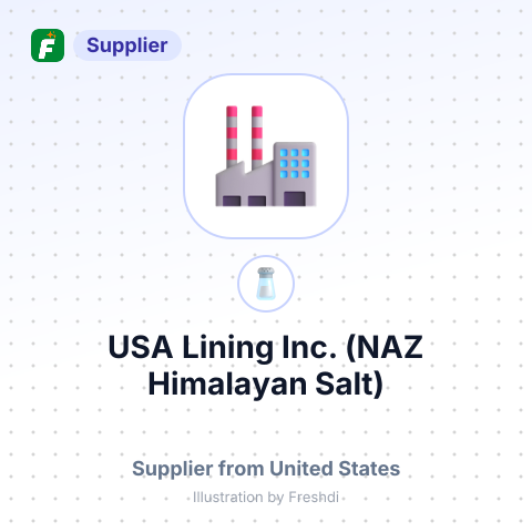 USA Lining Inc. (NAZ Himalayan Salt) – summary card, no photo uploaded yet