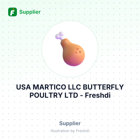 USA MARTICO LLC BUTTERFLY POULTRY LTD – summary card, no photo uploaded yet