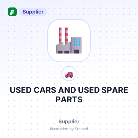 USED CARS AND USED SPARE PARTS – summary card, no photo uploaded yet