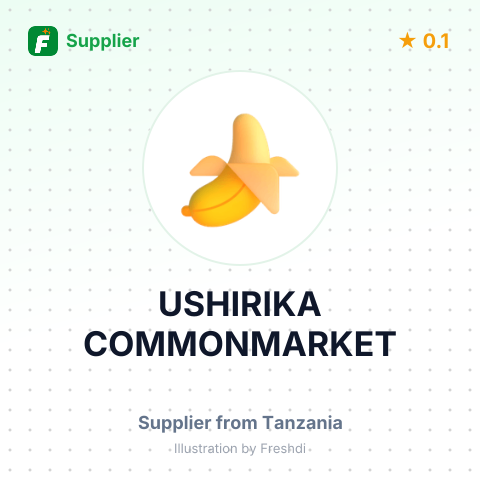 USHIRIKA COMMONMARKET – summary card, no photo uploaded yet