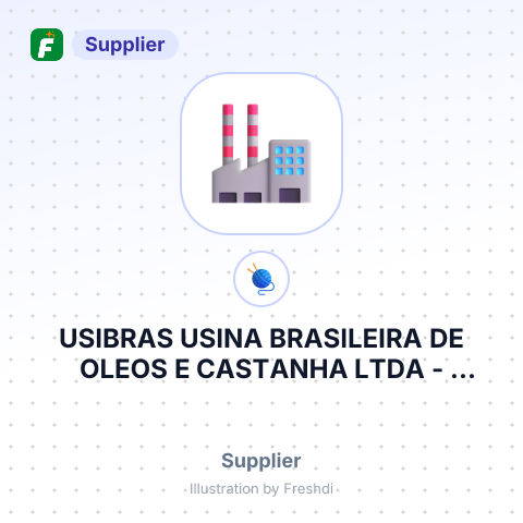 USIBRAS USINA BRASILEIRA DE OLEOS E CASTANHA LTDA – summary card, no photo uploaded yet