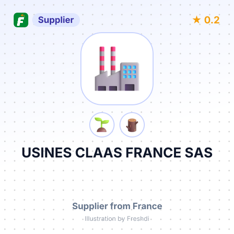 USINES CLAAS FRANCE SAS – summary card, no photo uploaded yet
