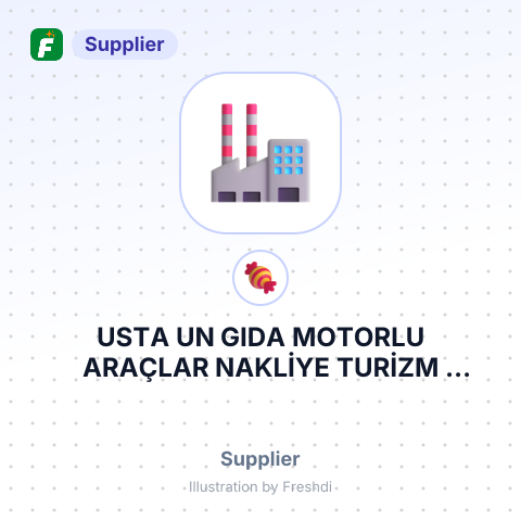 USTA UN GIDA MOTORLU ARAÇLAR NAKLİYE TURİZM SANAYİ TİCARET ANONİM ŞİRKETİ – summary card, no photo uploaded yet