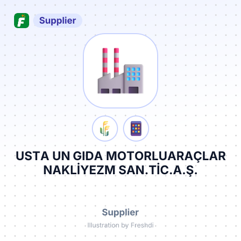 USTA UN GIDA MOTORLUARAÇLAR NAKLİYEZM SAN.TİC.A.Ş. – summary card, no photo uploaded yet