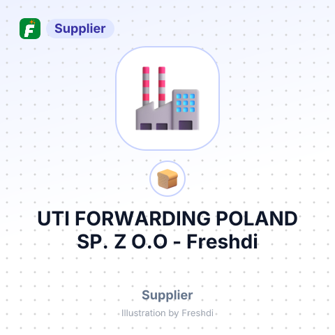 UTI FORWARDING POLAND SP. Z O.O – summary card, no photo uploaded yet