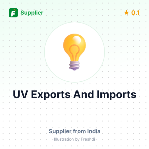 UV Exports And Imports  – summary card, no photo uploaded yet