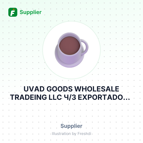 UVAD GOODS WHOLESALE TRADEING LLC Ч/З EXPORTADORA DE CAFES CARMO DE MINAS LTDA – summary card, no photo uploaded yet