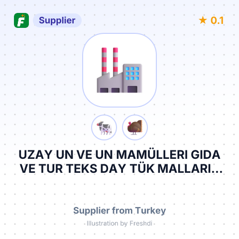 UZAY UN VE UN MAMÜLLERI GIDA VE TUR TEKS DAY TÜK MALLARI – summary card, no photo uploaded yet