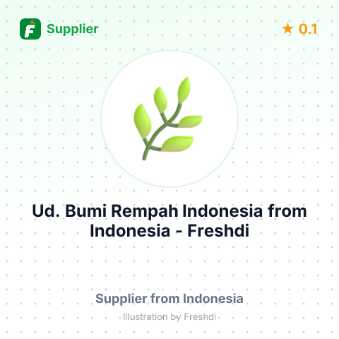Ud. Bumi Rempah Indonesia  – summary card, no photo uploaded yet