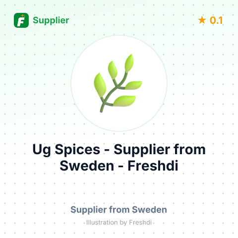 Ug Spices  – summary card, no photo uploaded yet
