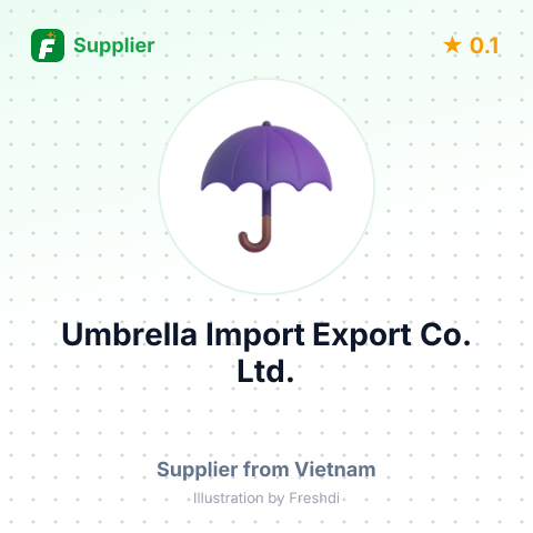 Umbrella Import Export Co., Ltd. – summary card, no photo uploaded yet