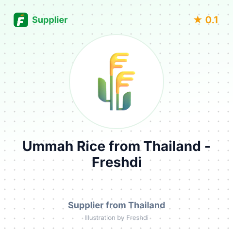 Ummah Rice  – summary card, no photo uploaded yet