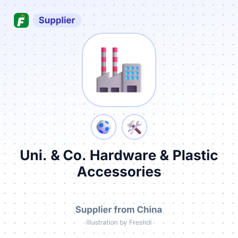 Uni. & Co. Hardware & Plastic Accessories – summary card, no photo uploaded yet