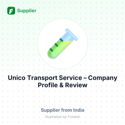 Unico Transport Service – summary card, no photo uploaded yet