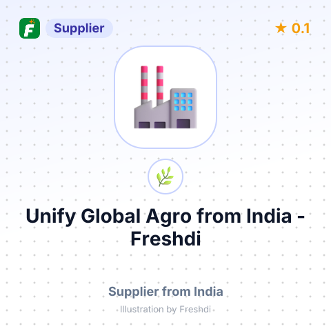 Unify Global Agro  – summary card, no photo uploaded yet