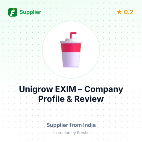 Unigrow EXIM – summary card, no photo uploaded yet
