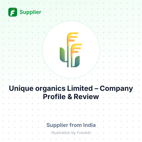Unique organics Limited – summary card, no photo uploaded yet