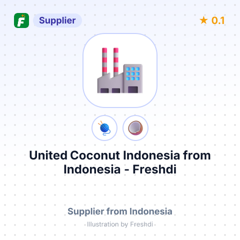 United Coconut Indonesia  – summary card, no photo uploaded yet