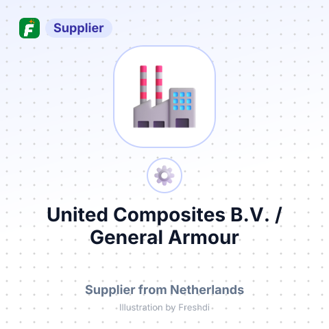 United Composites B.V. / General Armour – summary card, no photo uploaded yet