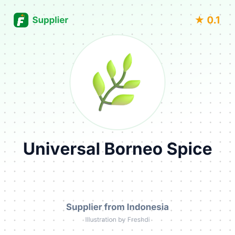 Universal Borneo Spice  – summary card, no photo uploaded yet
