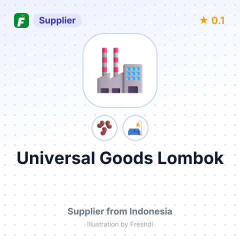 Universal Goods Lombok  – summary card, no photo uploaded yet
