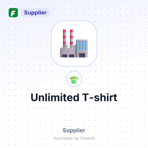 Unlimited T-shirt – summary card, no photo uploaded yet