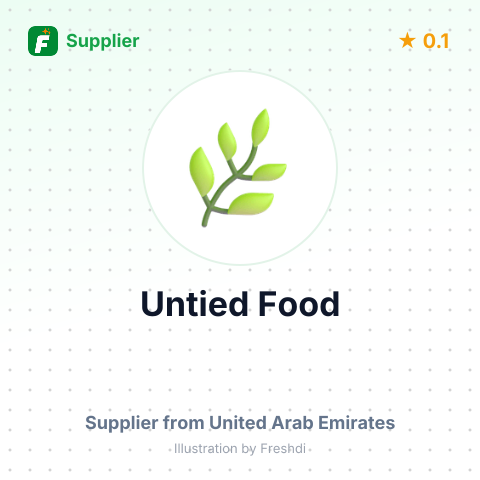 Untied Food  – summary card, no photo uploaded yet