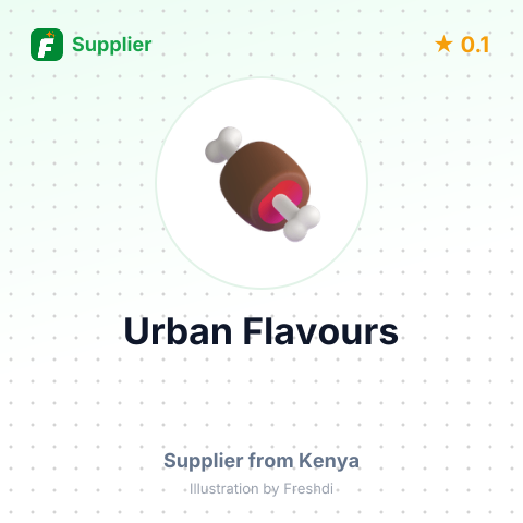 Urban Flavours  – summary card, no photo uploaded yet