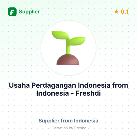 Usaha Perdagangan Indonesia  – summary card, no photo uploaded yet