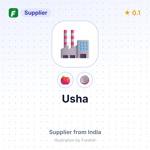 Usha  – summary card, no photo uploaded yet