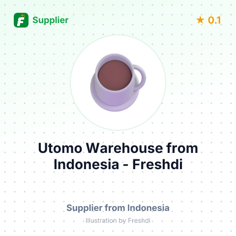 Utomo Warehouse  – summary card, no photo uploaded yet