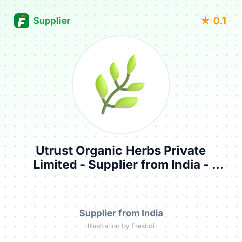 Utrust Organic Herbs Private Limited  – summary card, no photo uploaded yet