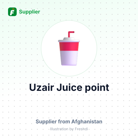 Uzair Juice point – summary card, no photo uploaded yet