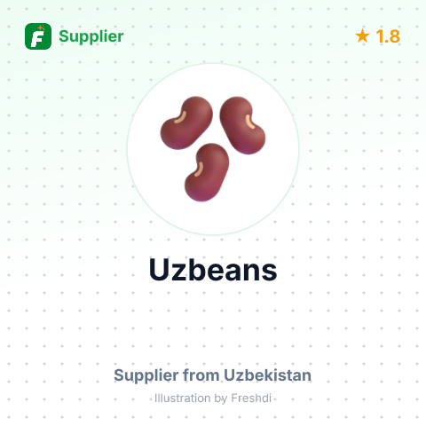 Uzbeans – summary card, no photo uploaded yet