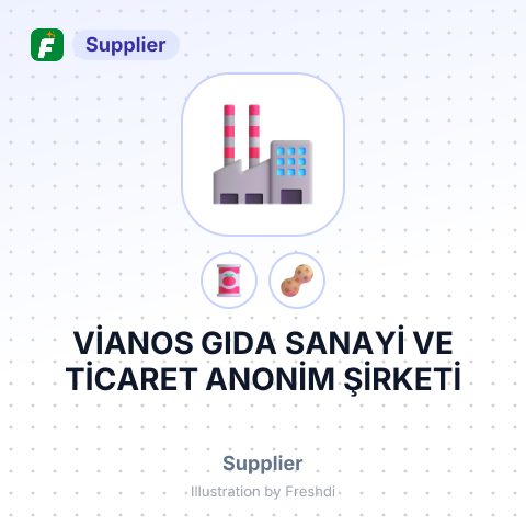 VİANOS GIDA SANAYİ VE TİCARET ANONİM ŞİRKETİ – summary card, no photo uploaded yet