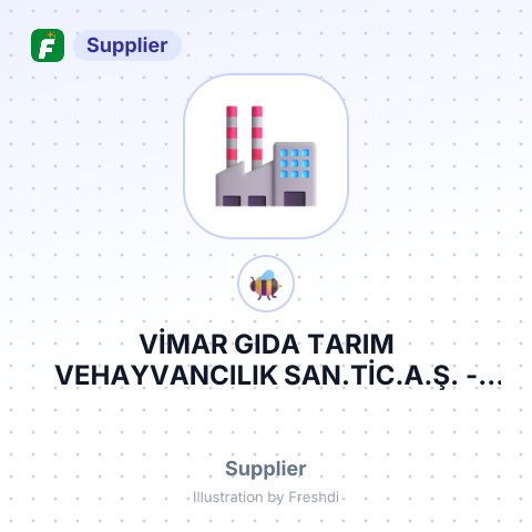 VİMAR GIDA TARIM VEHAYVANCILIK SAN.TİC.A.Ş. – summary card, no photo uploaded yet
