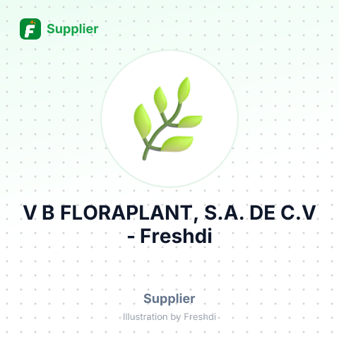 V B FLORAPLANT, S.A. DE C.V – summary card, no photo uploaded yet