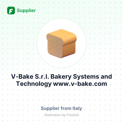 V-Bake S.r.l. Bakery Systems and Technology www.v-bake.com – summary card, no photo uploaded yet