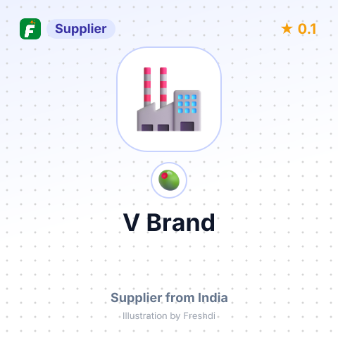 V Brand – summary card, no photo uploaded yet