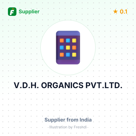 V.D.H. ORGANICS PVT.LTD. – summary card, no photo uploaded yet
