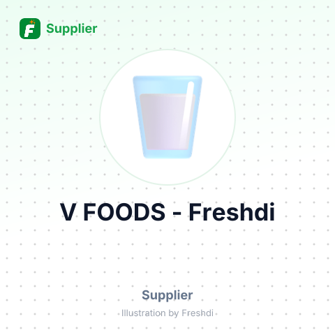 V FOODS – summary card, no photo uploaded yet