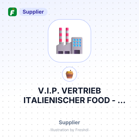 V.I.P. VERTRIEB ITALIENISCHER FOOD – summary card, no photo uploaded yet