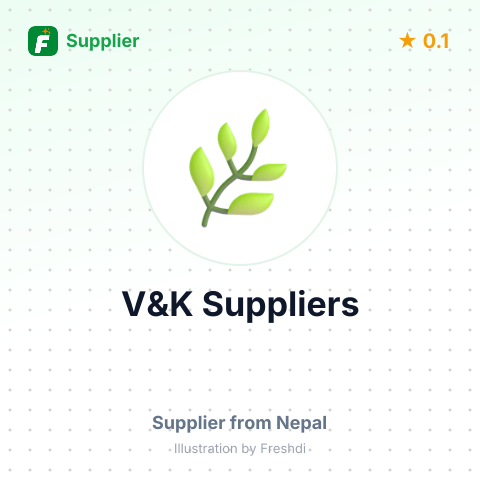 V&K Suppliers  – summary card, no photo uploaded yet