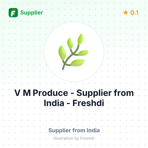 V M Produce  – summary card, no photo uploaded yet